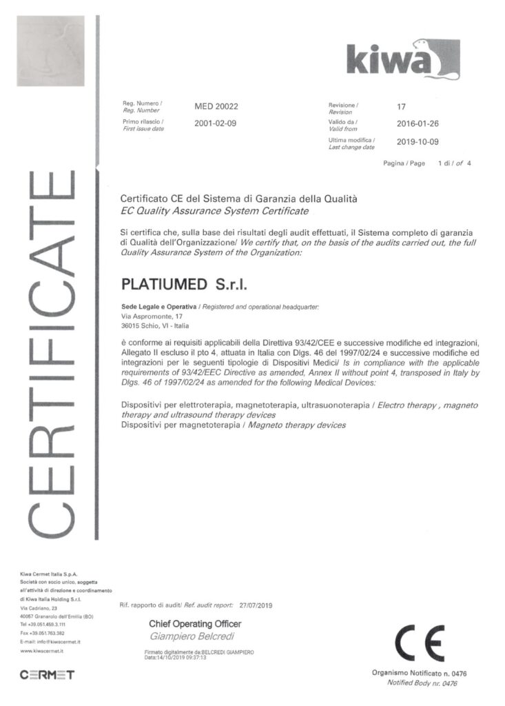 Certificazione Miomed